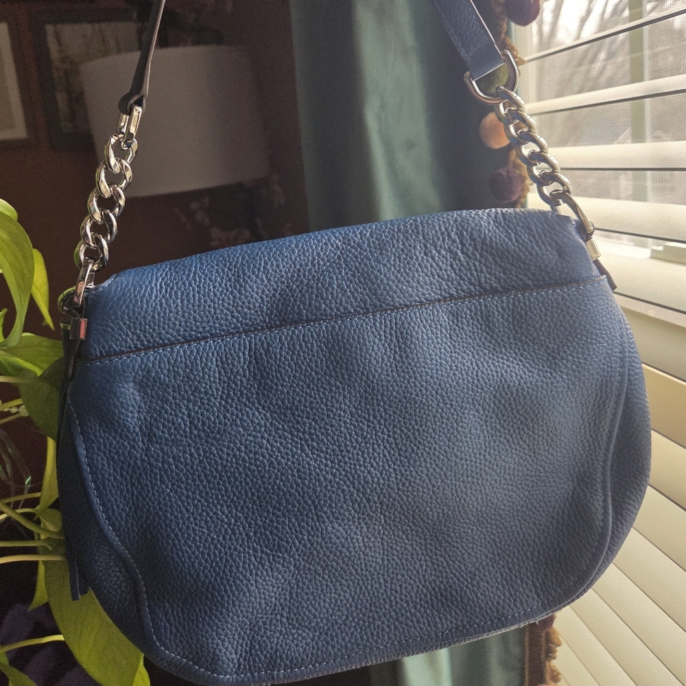 Michael Kors Blue Leather Hand Bag - Picture 4 of 7